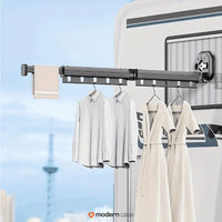 Varal Sem Perfuração Extensível Dobrável