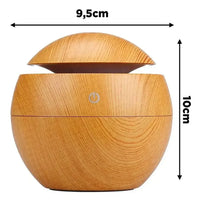 Umidificador Ultrassônico Madeira USB