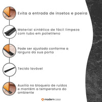 Veda Porta para Insetos Impermeável